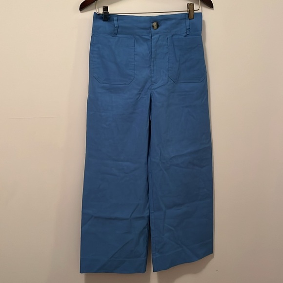 Anthropologie The Colette Cropped Wide-Leg Pants:Magic Fabric Sz 28 NWT READ - Picture 6 of 15